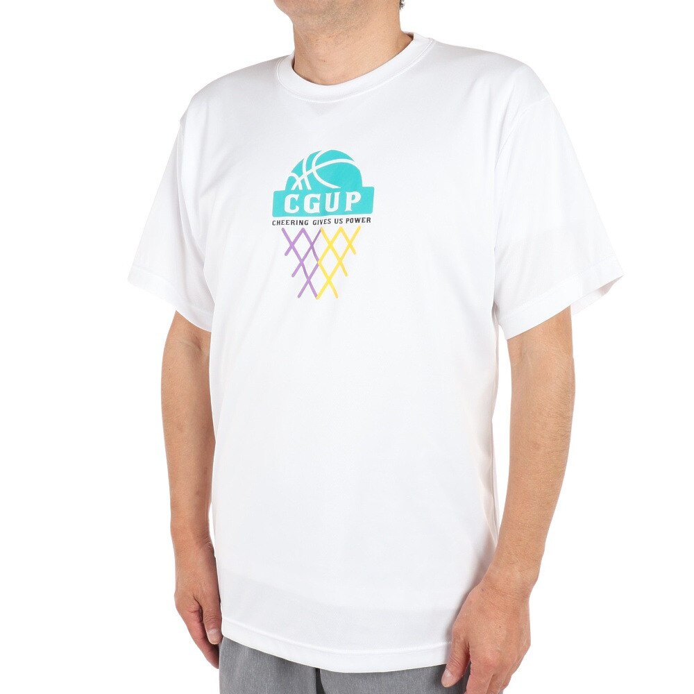 エックスティーエス（XTS）（メンズ）バスケットボールウェア ドライプラス Cheering gives us Tシャツ 751G2ES7125 WHT