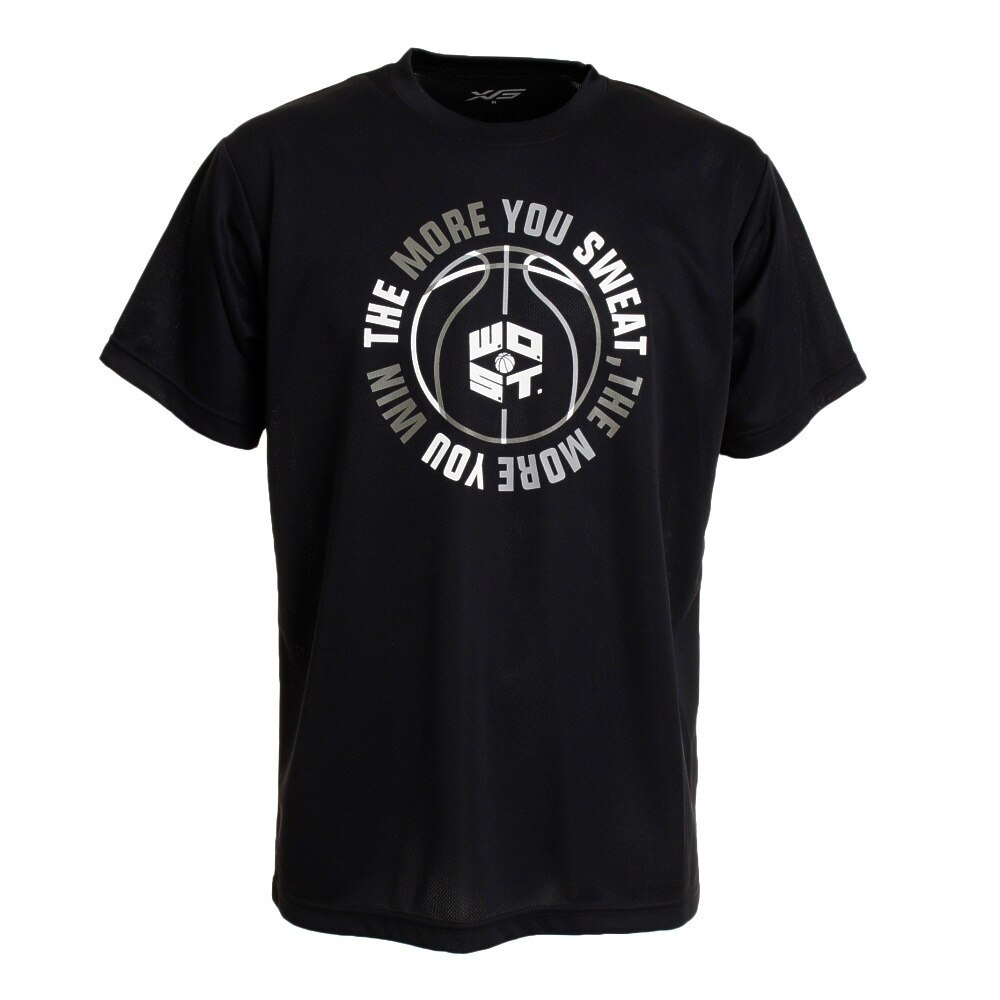 エックスティーエス（XTS）（メンズ）バスケットボールウェア ドライプラス 半袖Tシャツ 751G2ES7102 BLK  スポーツ用品はスーパースポーツゼビオ