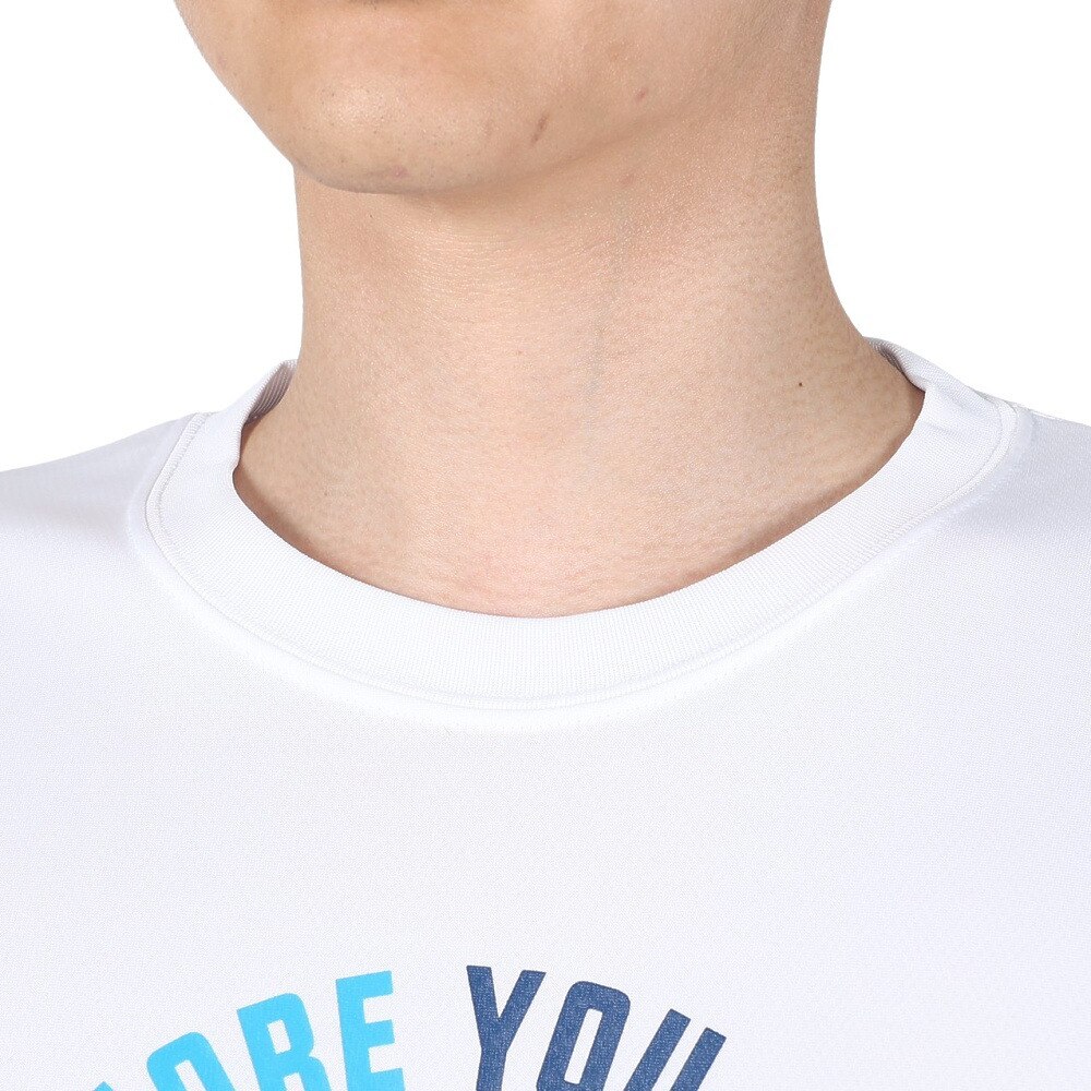 エックスティーエス（XTS）（メンズ）バスケットボールウェア ドライプラス 半袖Tシャツ 751G2ES7102 WHT 速乾