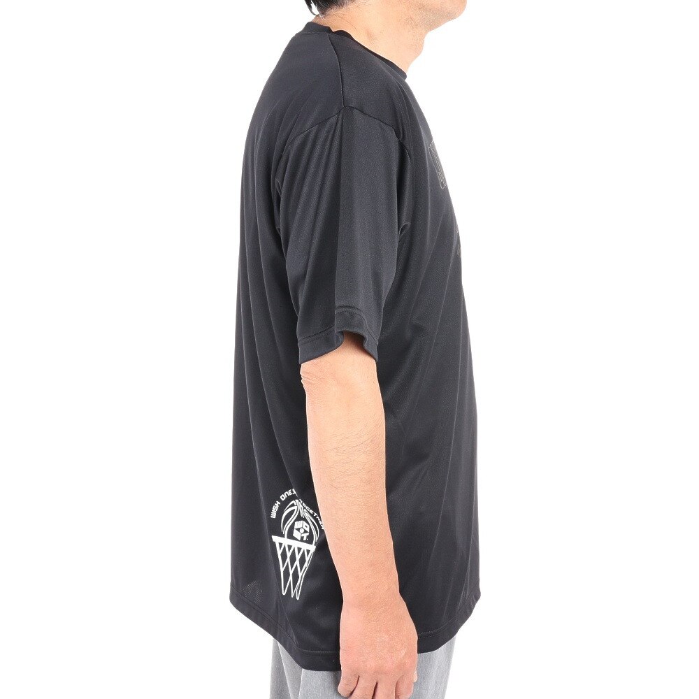 エックスティーエス（XTS）（メンズ）バスケットボールウェア ドライプラス 半袖Tシャツ 751G2ES7106 BLK