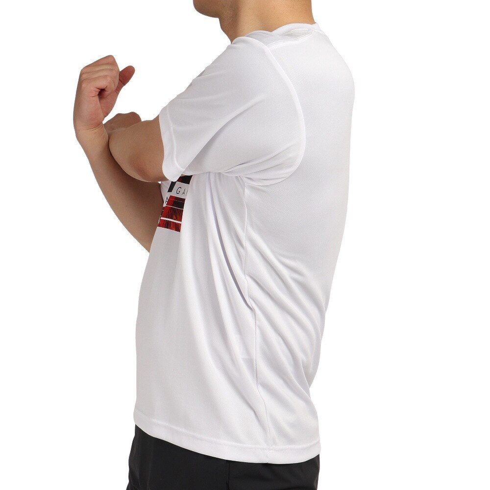 エックスティーエス（XTS）（メンズ、レディース）バスケットボールウェア ドライプラス メッセージグラフィックTシャツ 751G2CD7111 WHT