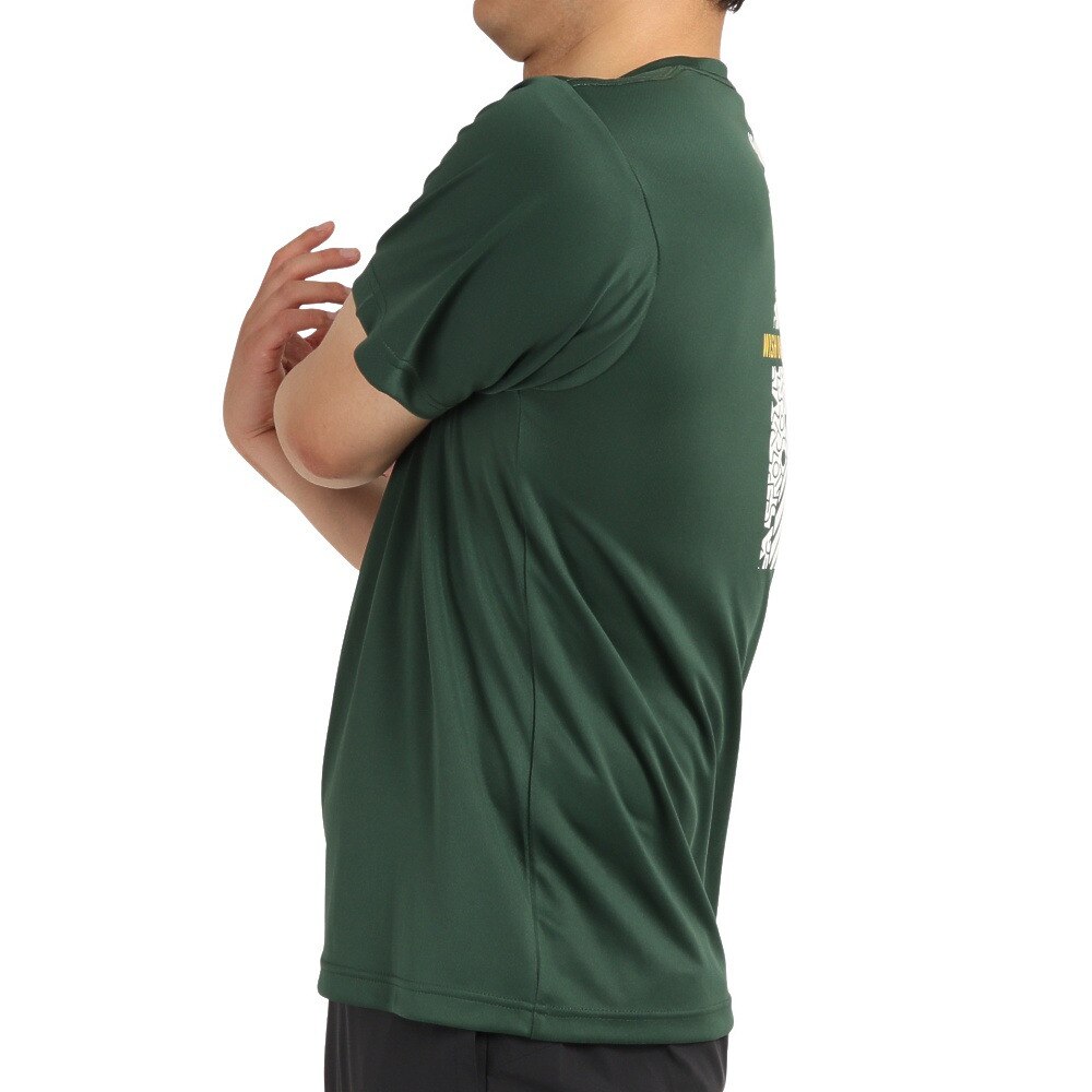エックスティーエス（XTS）（メンズ、レディース）バスケットボールウェア ドライプラス メッセージグラフィックTシャツ 751G2CD7112 GRN