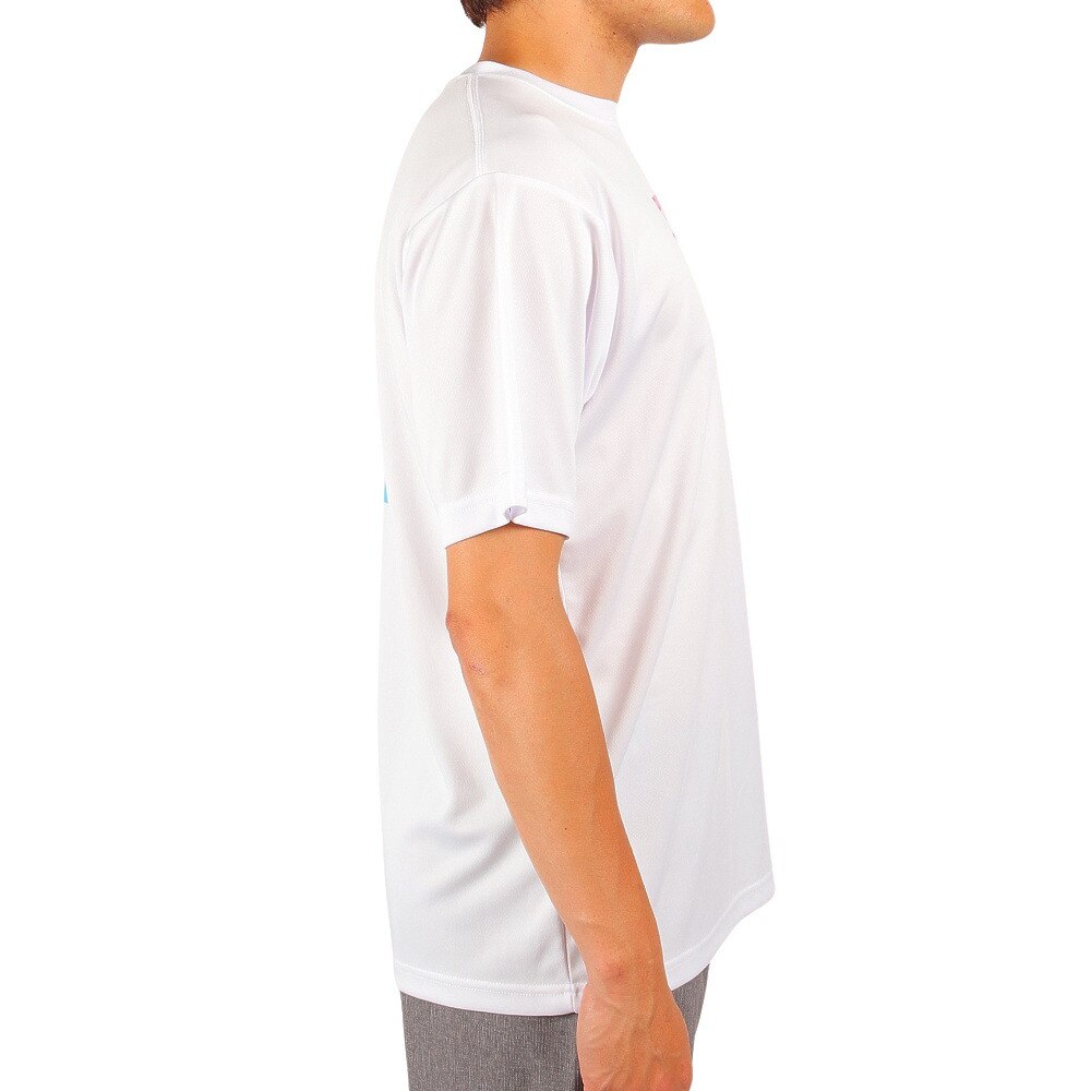 エックスティーエス（XTS）（メンズ、レディース）バスケットボールウェア ドライプラス メッセージグラフィックTシャツ 751G2CD7112 WHT