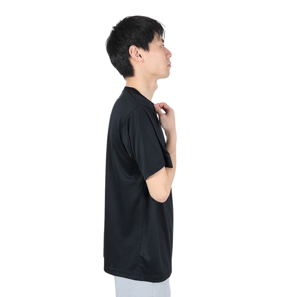 エックスティーエス（XTS）（メンズ、レディース）バスケットボールウェア ドライプラス メッセージグラフィックTシャツ 751G2CD7113 BLK