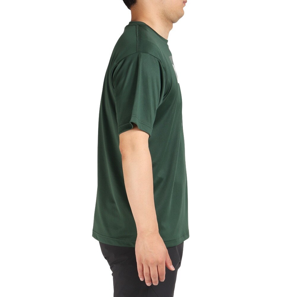 エックスティーエス（XTS）（メンズ、レディース）バスケットボールウェア ドライプラス メッセージグラフィックTシャツ 751G2CD7113 GRN
