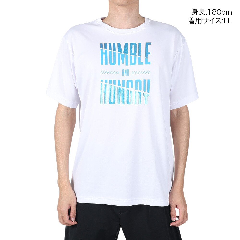 エックスティーエス（XTS）（メンズ、レディース）バスケットボールウェア ドライプラス メッセージグラフィックTシャツ 751G2CD7113 WHT