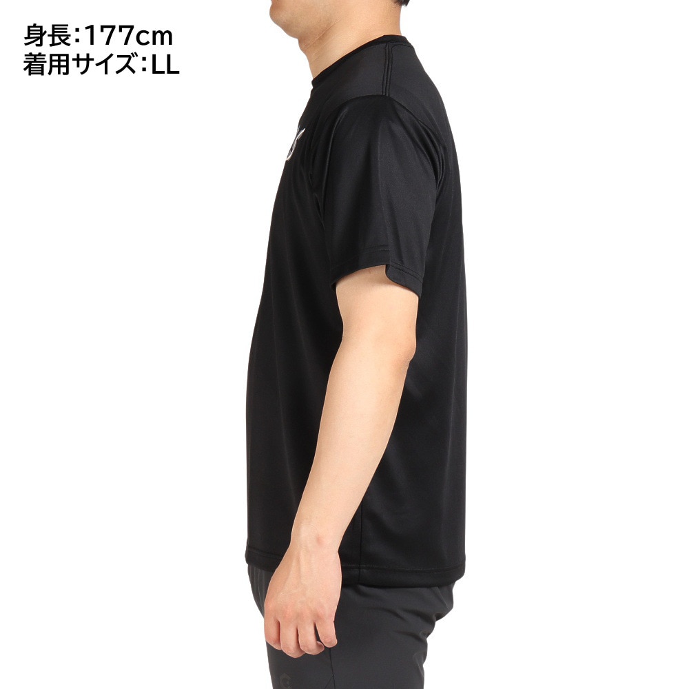 エックスティーエス（XTS）（メンズ、レディース）バスケットボールウェア ドライプラス メッセージグラフィックTシャツ 751G2CD7114 BLK