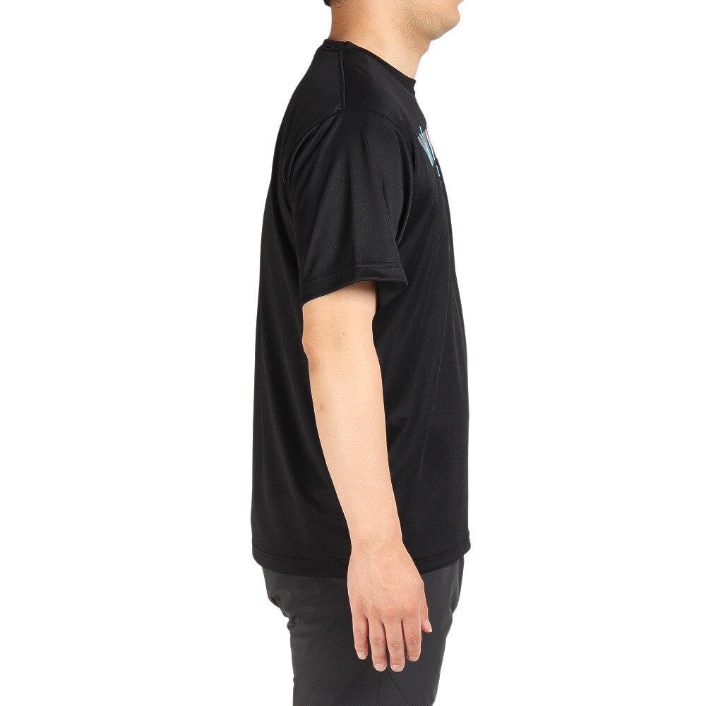 エックスティーエス（XTS）（メンズ、レディース）バスケットボールウェア ドライプラス メッセージグラフィックTシャツ 751G2CD7114 BLK