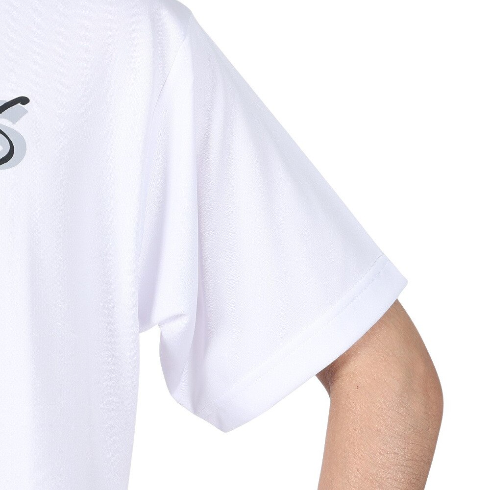 エックスティーエス（XTS）（メンズ、レディース）バスケットボールウェア ドライプラス メッセージグラフィックTシャツ 751G2CD7114 WHT