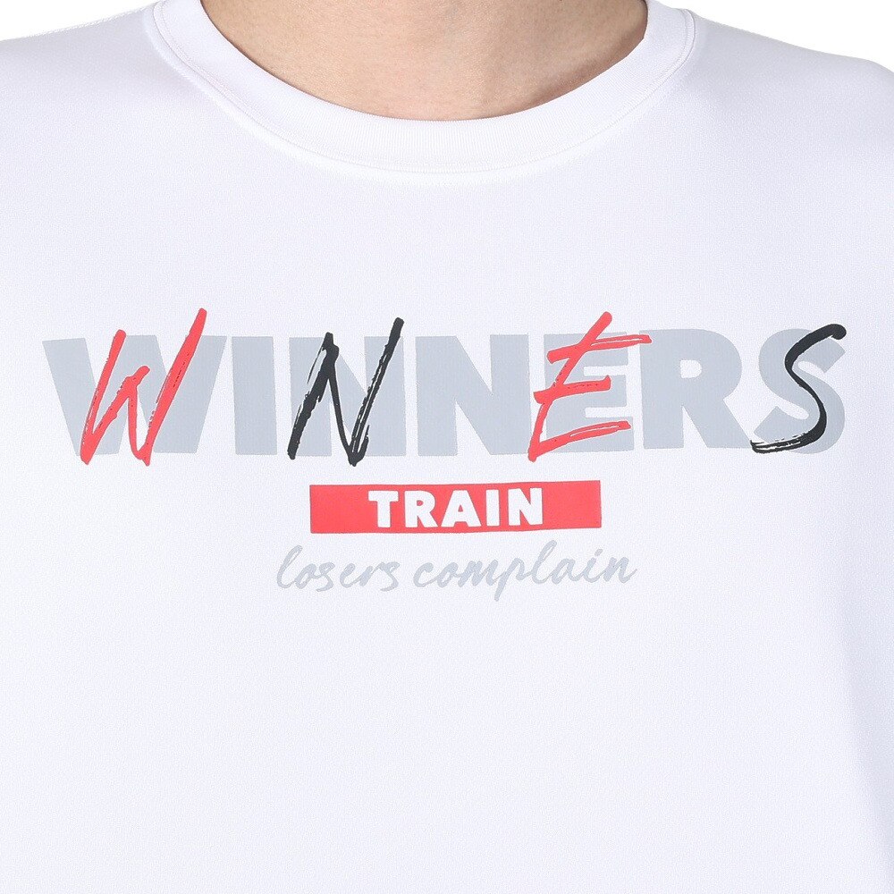 エックスティーエス（XTS）（メンズ、レディース）バスケットボールウェア ドライプラス メッセージグラフィックTシャツ 751G2CD7114 WHT