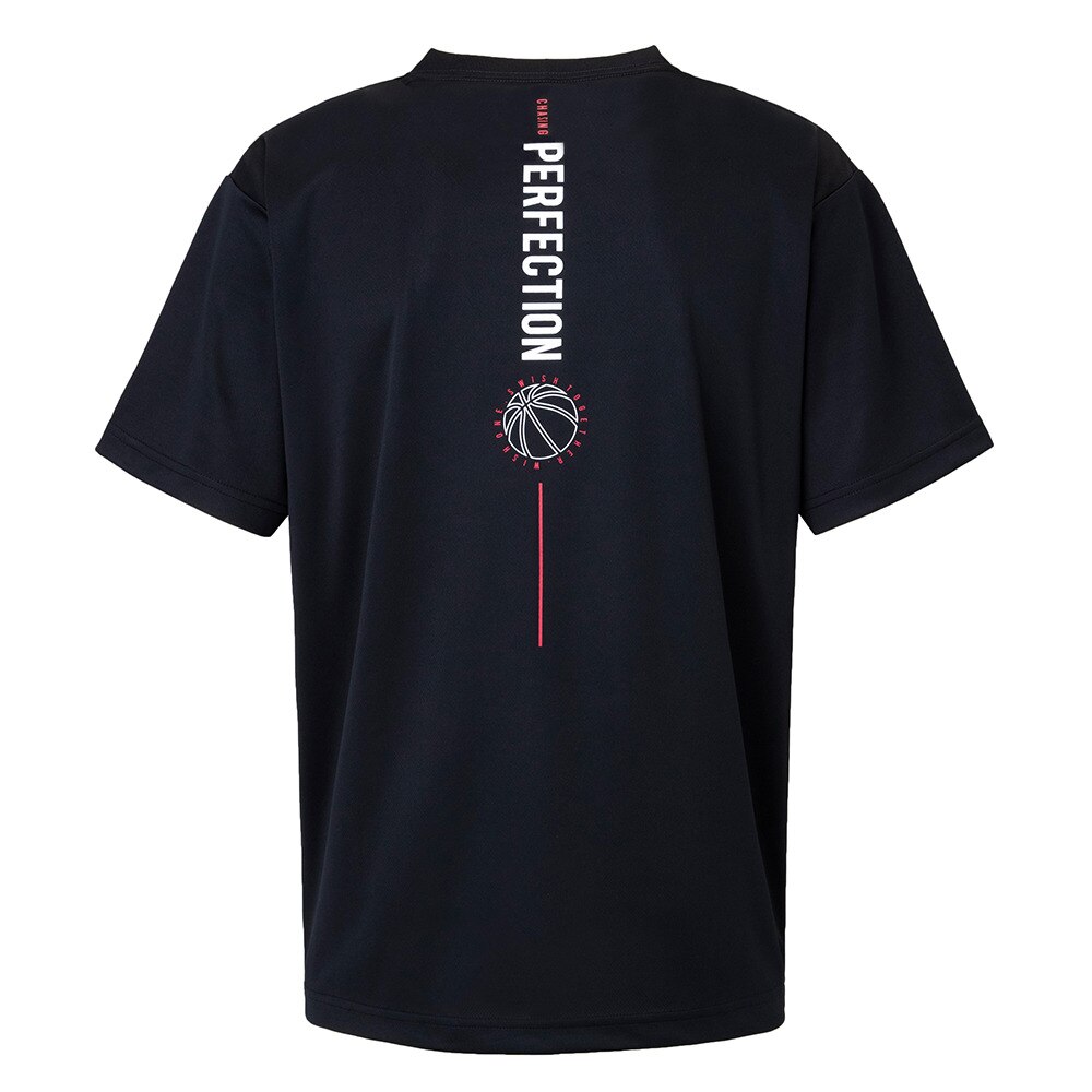 エックスティーエス（XTS）（メンズ、レディース）バスケットボールウェア ドライプラス メッセージグラフィックTシャツ 751G2CD7115 BLK