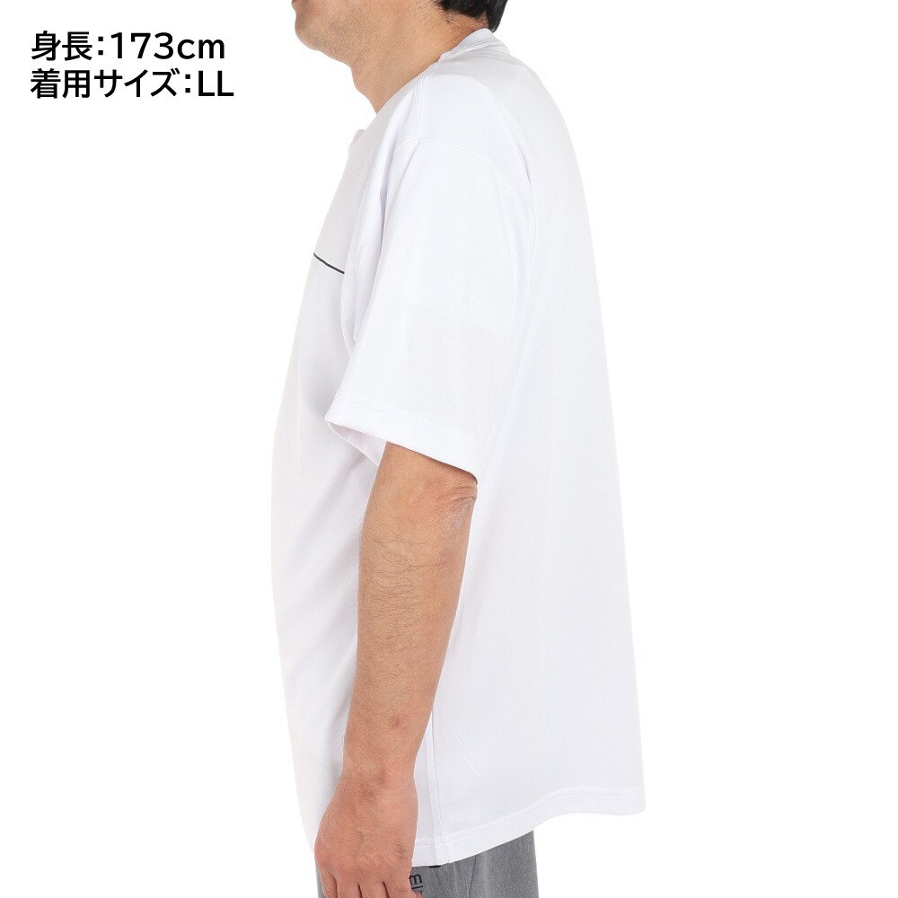 エックスティーエス（XTS）（メンズ、レディース）バスケットボールウェア ドライプラス メッセージグラフィックTシャツ 751G2CD7115 WHT