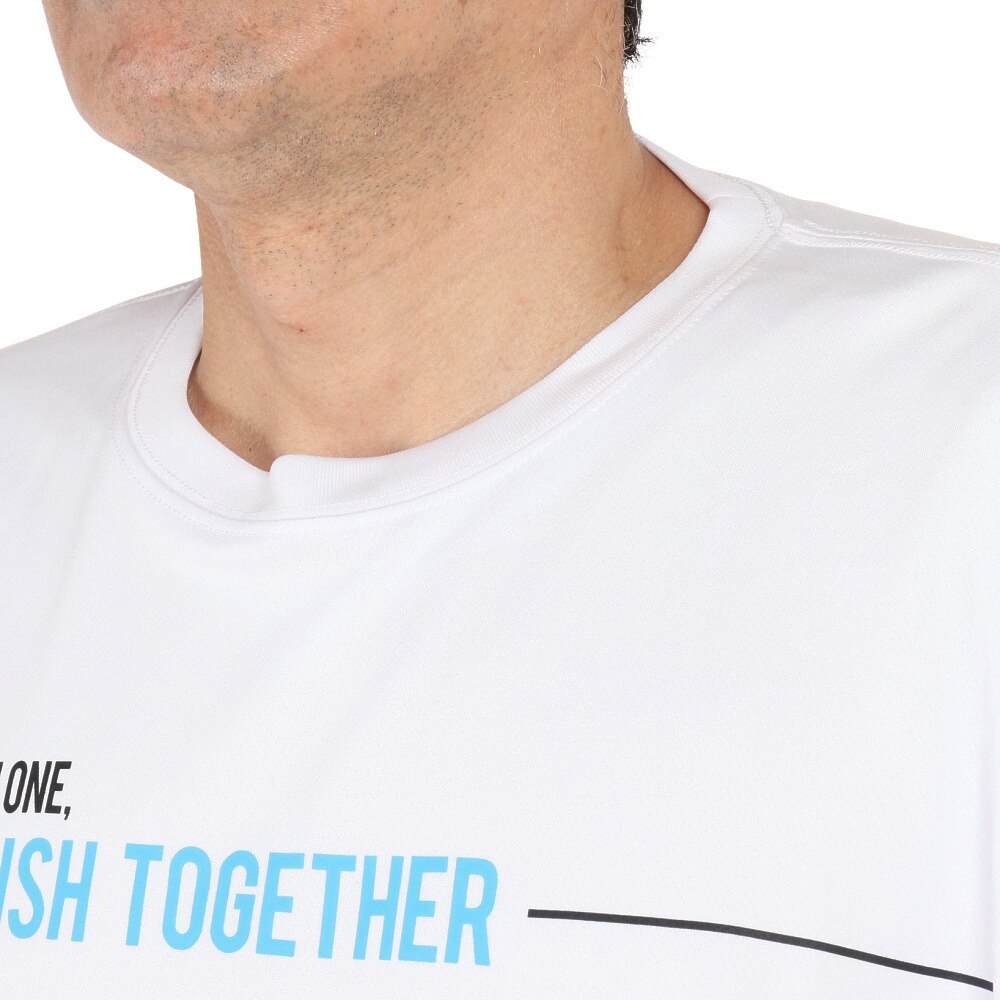 エックスティーエス（XTS）（メンズ、レディース）バスケットボールウェア ドライプラス メッセージグラフィックTシャツ 751G2CD7115 WHT
