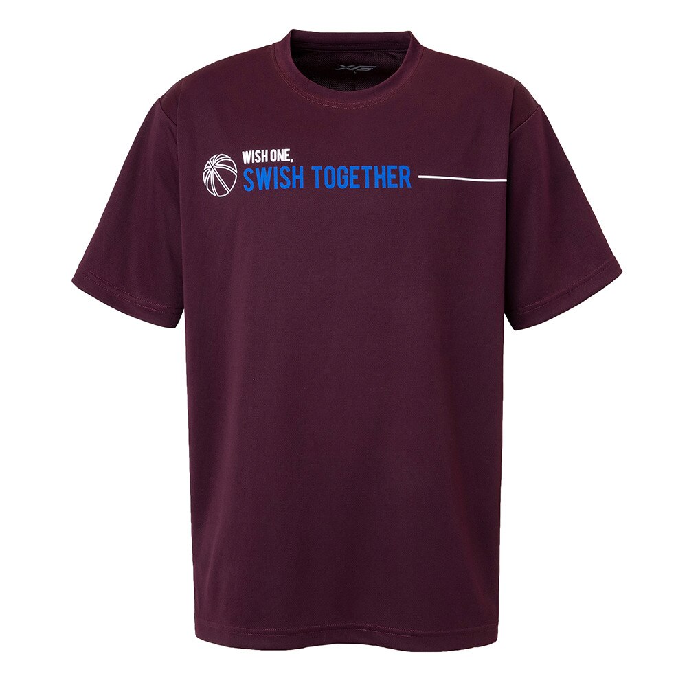 エックスティーエス（XTS）（メンズ、レディース）バスケットボールウェア ドライプラス メッセージグラフィックTシャツ 751G2CD7115 WIN