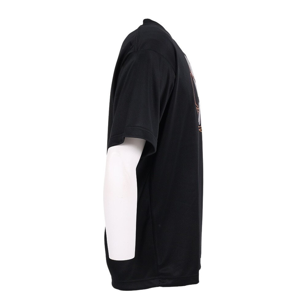 エックスティーエス（XTS）（メンズ、レディース）バスケットボールウェア ドライプラス メッセージグラフィックTシャツ 751G2CD7116 BLK