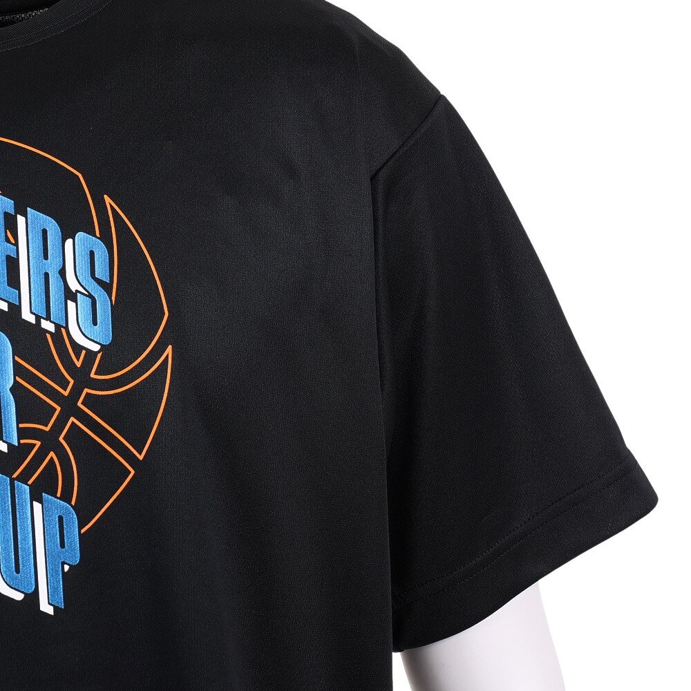 エックスティーエス（XTS）（メンズ、レディース）バスケットボールウェア ドライプラス メッセージグラフィックTシャツ 751G2CD7116 BLK