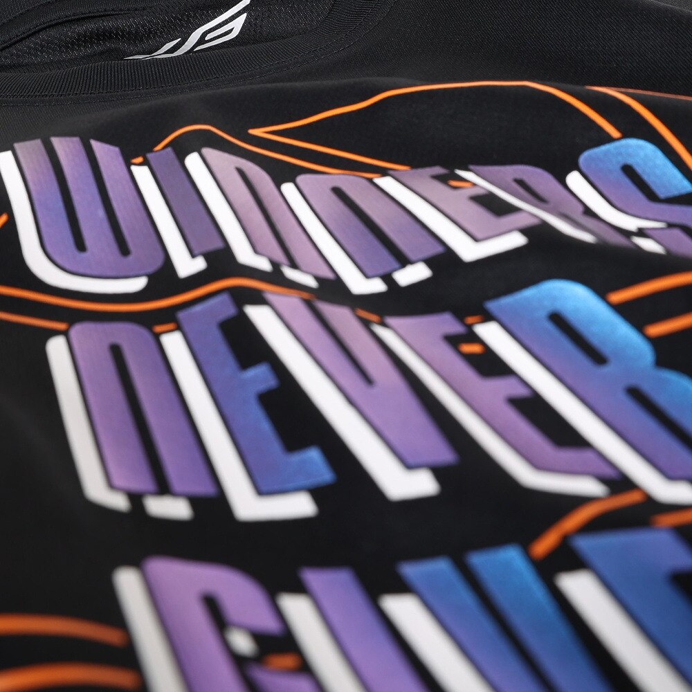 エックスティーエス（XTS）（メンズ、レディース）バスケットボールウェア ドライプラス メッセージグラフィックTシャツ 751G2CD7116 BLK