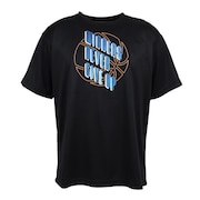 エックスティーエス（XTS）（メンズ、レディース）バスケットボールウェア ドライプラス メッセージグラフィックTシャツ 751G2CD7116 BLK