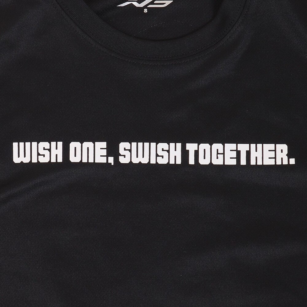 エックスティーエス（XTS）（メンズ、レディース）バスケットボールウェア ドライプラス メッセージグラフィックTシャツ 751G2CD7117 BLK