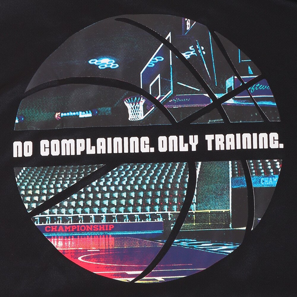 エックスティーエス（XTS）（メンズ、レディース）バスケットボールウェア ドライプラス メッセージグラフィックTシャツ 751G2CD7117 BLK