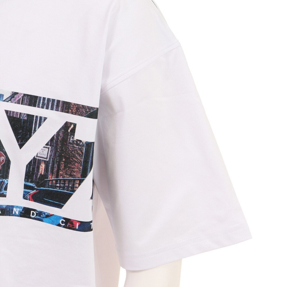 ライズ（RYZ）（メンズ）バスケットボールウェア DT PHOTO 半袖Tシャツ RZ30CD22SS7197 WHT