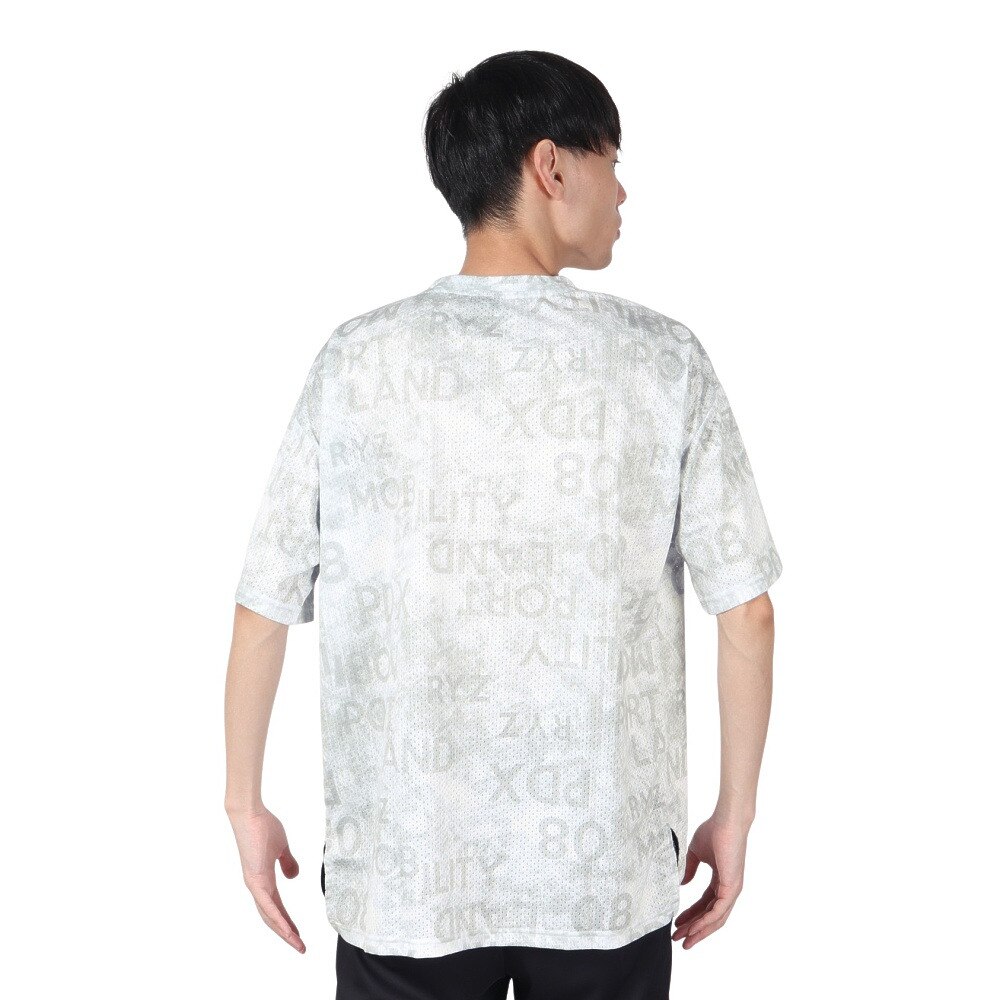 ライズ（RYZ）（メンズ）バスケットボールウェア RYZ MESH 半袖Tシャツ RZ30EG22SS7192 WHT