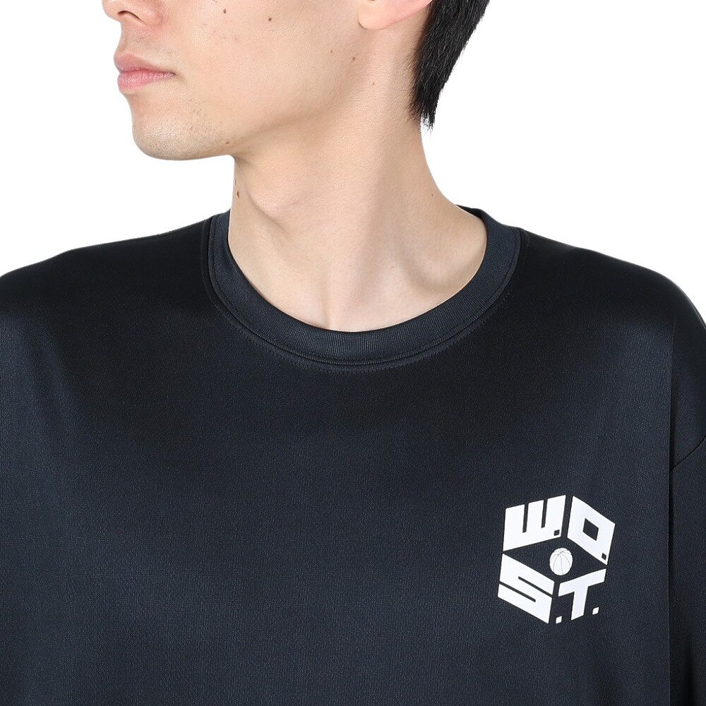 エックスティーエス（XTS）（メンズ）バスケットボールウェア ドライプラス Winners never give up 751G2TS7118 BLK★★★