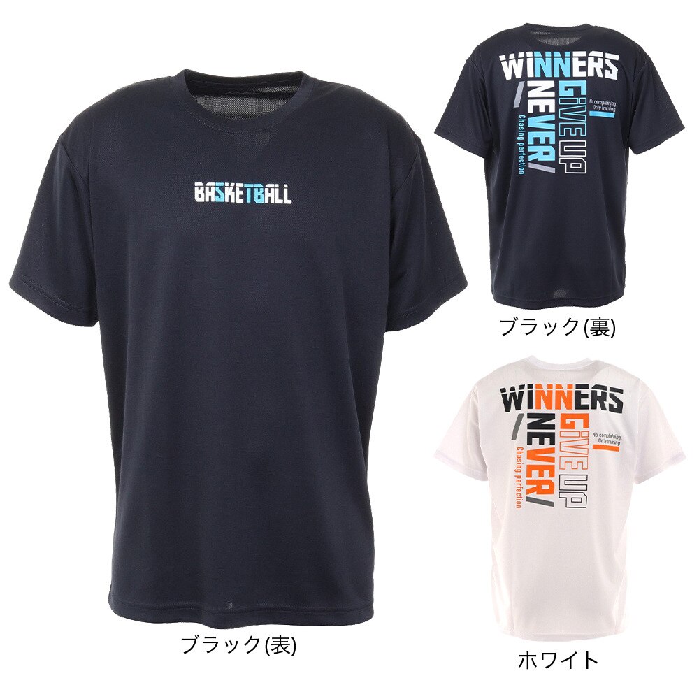 エックスティーエス（XTS）（メンズ）バスケットボールウェア Winners never give up Tシャツ 751G2TS7119 WHT