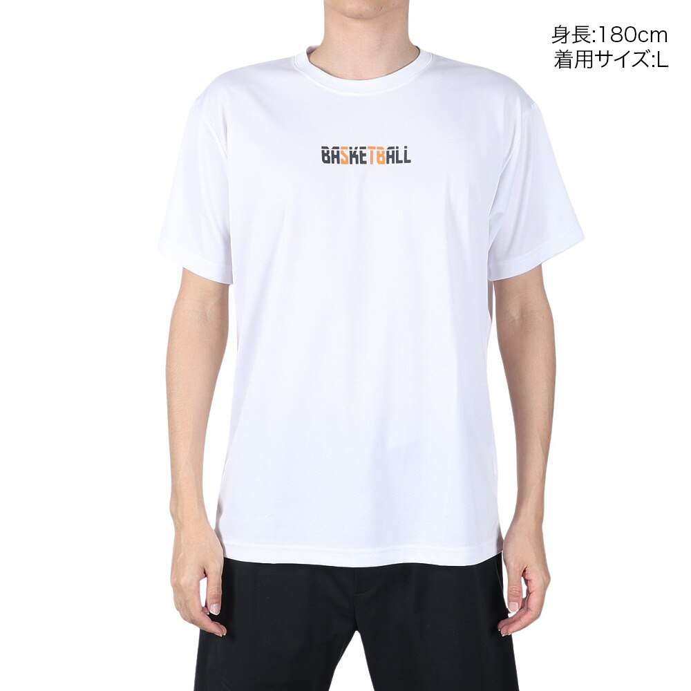 エックスティーエス（XTS）（メンズ）バスケットボールウェア Winners never give up Tシャツ 751G2TS7119 WHT