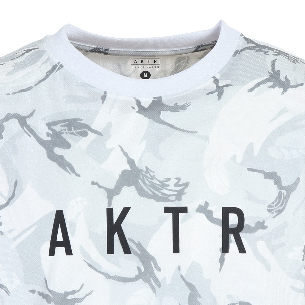 アクター（AKTR）（メンズ）バスケットボールウェア DPM CAMO SPORTS 半袖Tシャツ 122-004005 WH