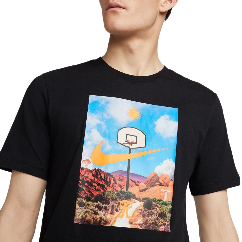 ナイキ（NIKE）（メンズ）バスケットボールウェア フープフォト 半袖Tシャツ DQ1910-010
