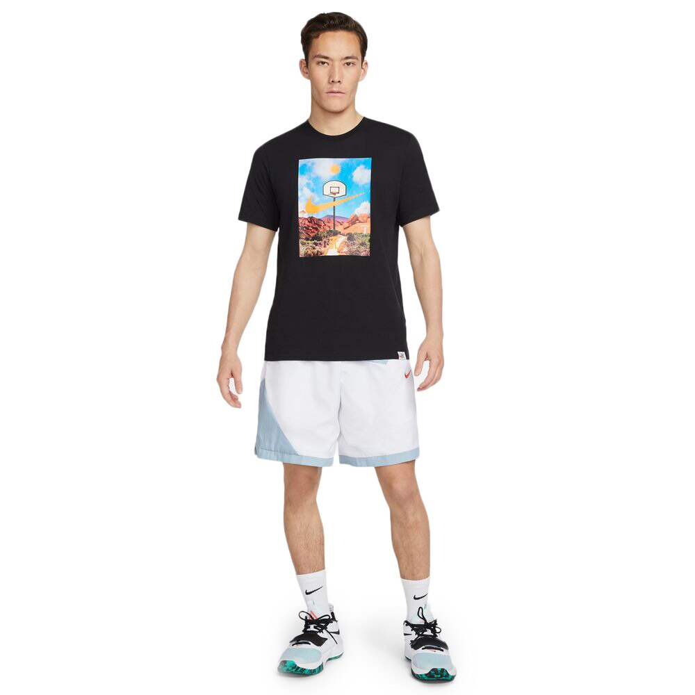 ナイキ（NIKE）（メンズ）バスケットボールウェア フープフォト 半袖Tシャツ DQ1910-010