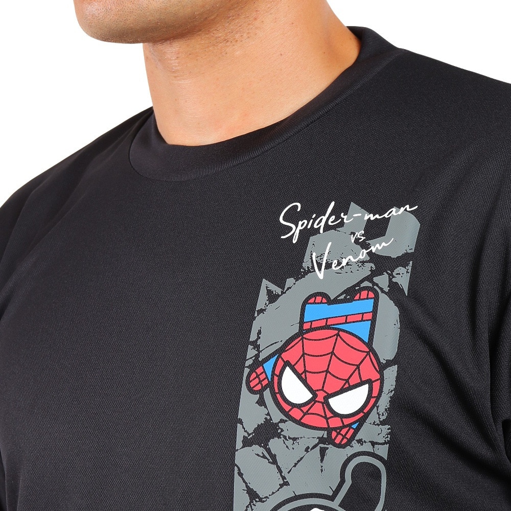 マーベル（MARVEL）（メンズ）スパイダーマン&ヴェノム UVカット 半袖Tシャツ DS0222003