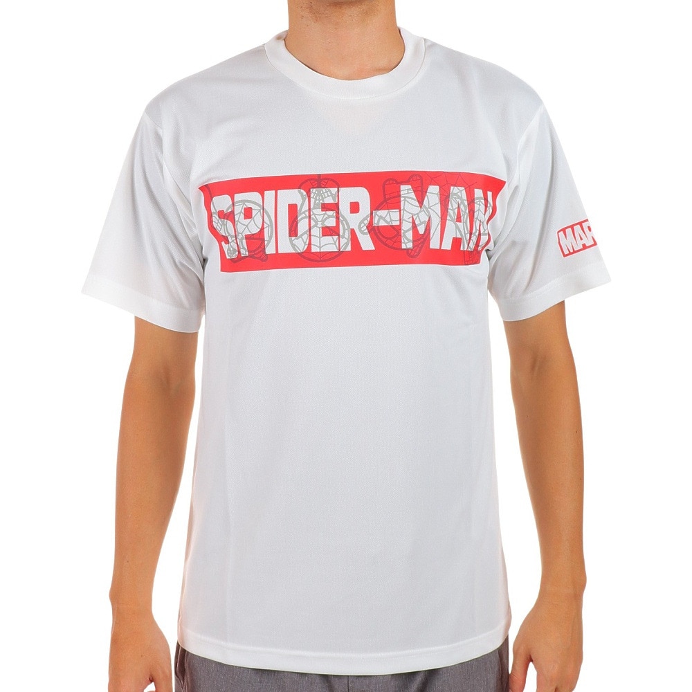 マーベル（MARVEL）（メンズ）スパイダーマン半袖Tシャツ UVカット DS0222004 冷感 速乾