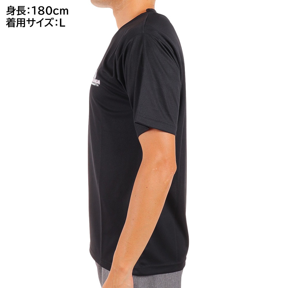 カレッジ（College）（メンズ）バスケットボールウェア UVカット プラクティス半袖Tシャツ CL8222004 冷感 速乾
