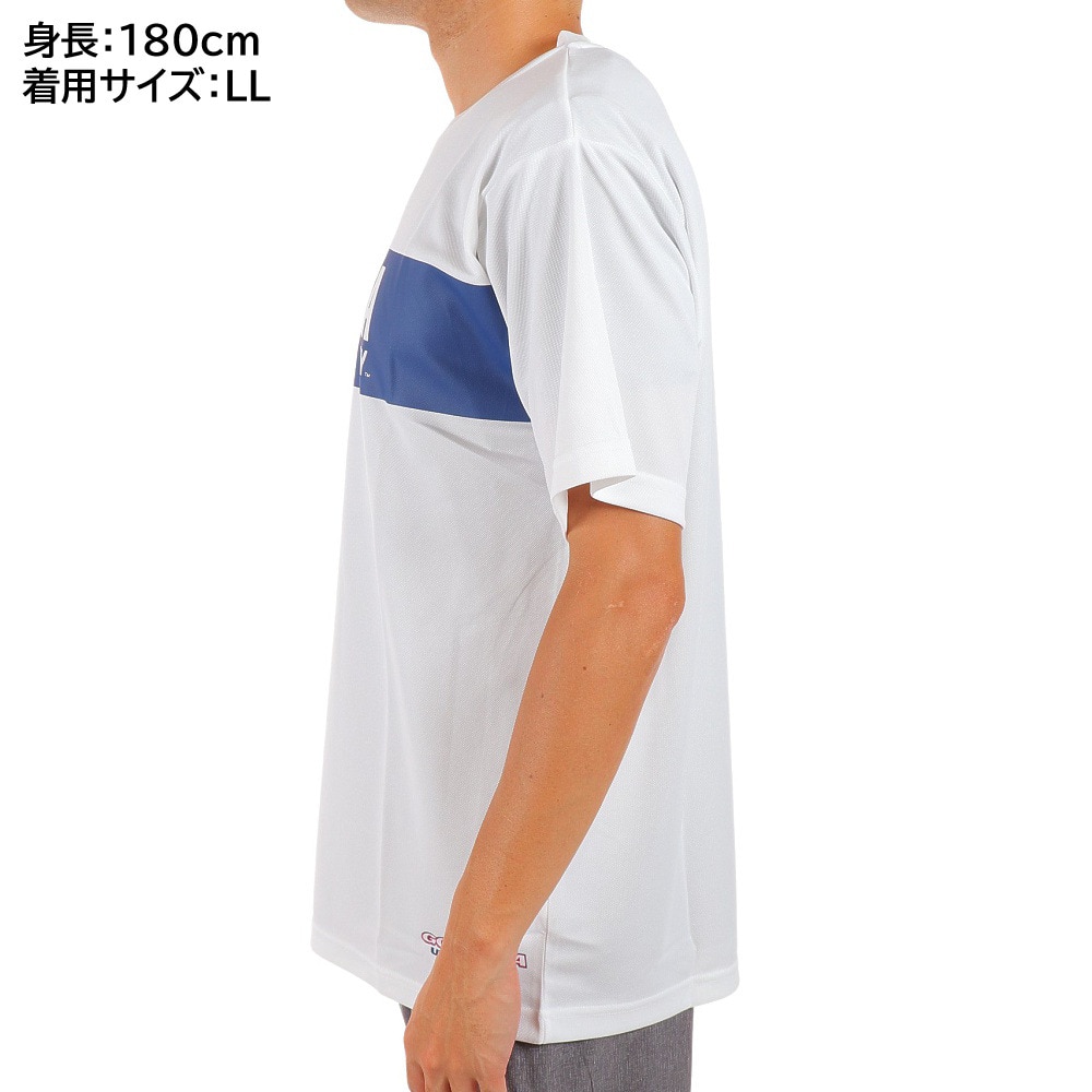 カレッジ（College）（メンズ）バスケットボールウェア UVカット プラクティス半袖Tシャツ CL8222005 冷感 速乾