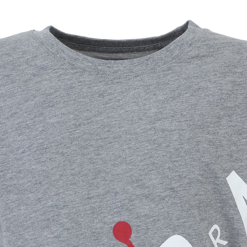 ジョーダン（JORDAN）（キッズ）バスケットボール ジュニア グラフィック 半袖 グレー Tシャツ 95A512-GEH.