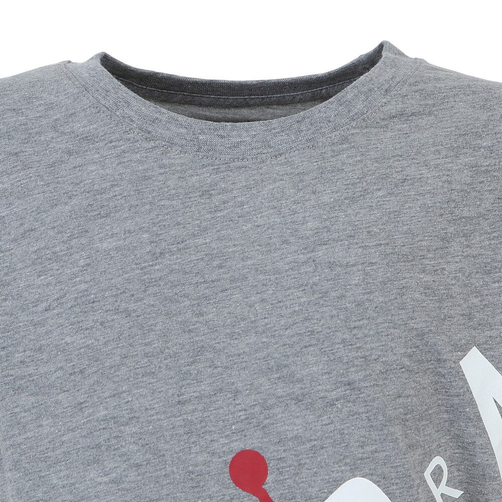ＪＯＲＤＡＮ（キッズ）バスケットボール ジュニア グラフィック 半袖 グレー Tシャツ 95A512-GEH.
