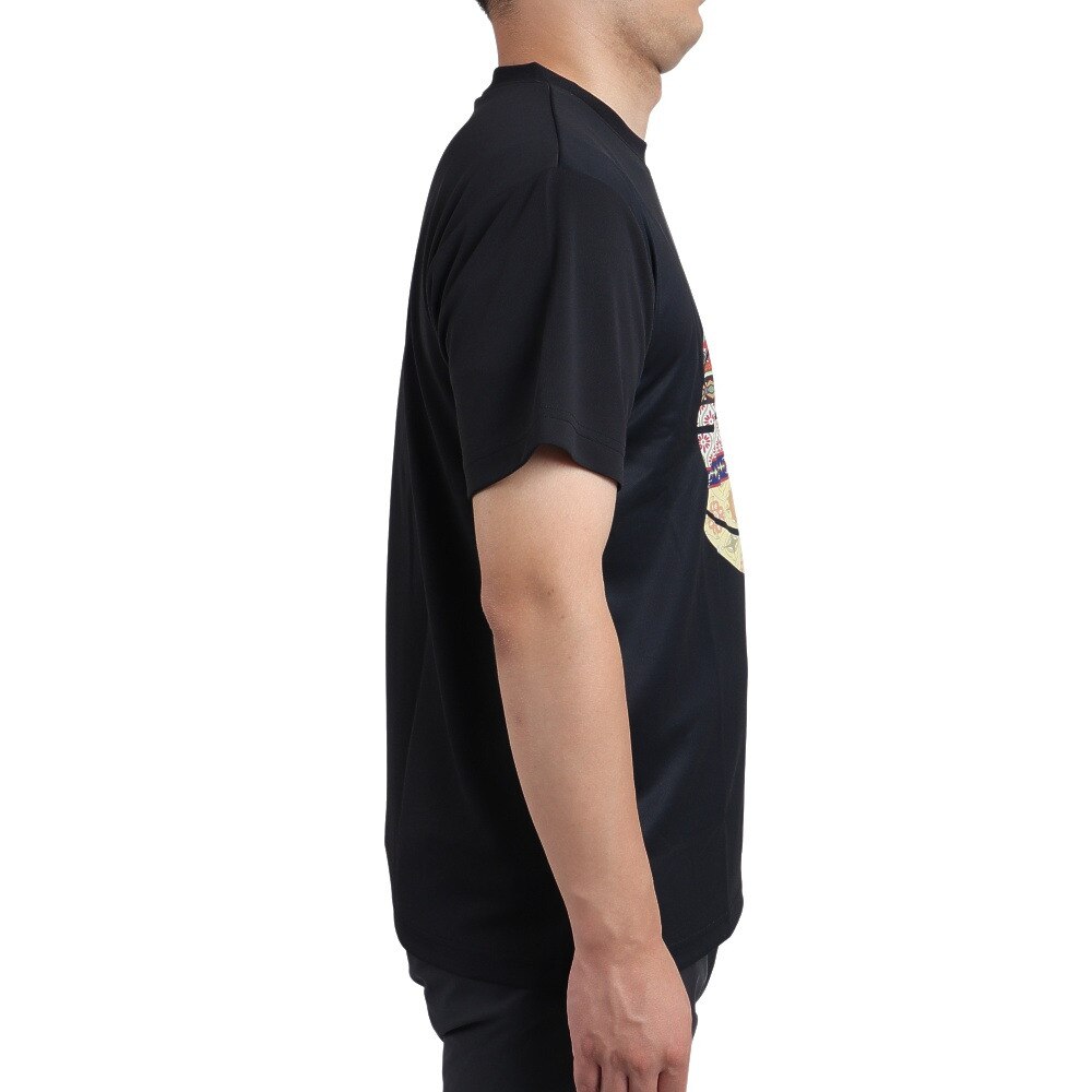 スポルディング（SPALDING）（メンズ）バスケットボールウェア UVカット Tシャツ ボヘミアンボール SMT22108