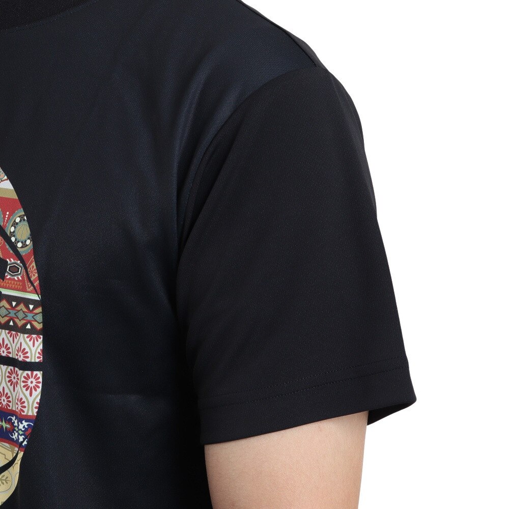 スポルディング（SPALDING）（メンズ）バスケットボールウェア UVカット Tシャツ ボヘミアンボール SMT22108