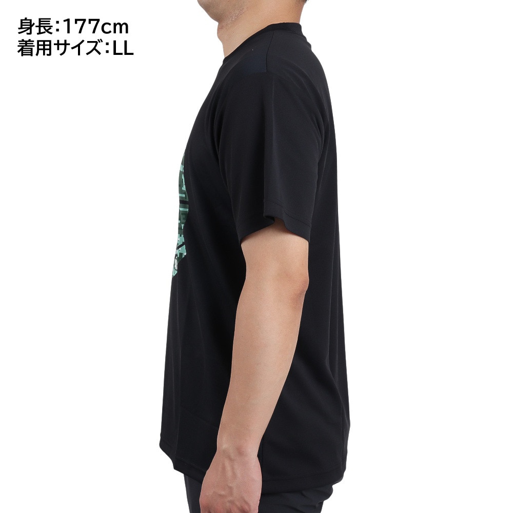 スポルディング（SPALDING）（メンズ）バスケットボールウェア UVカット Tシャツ デジカモボール SMT22112