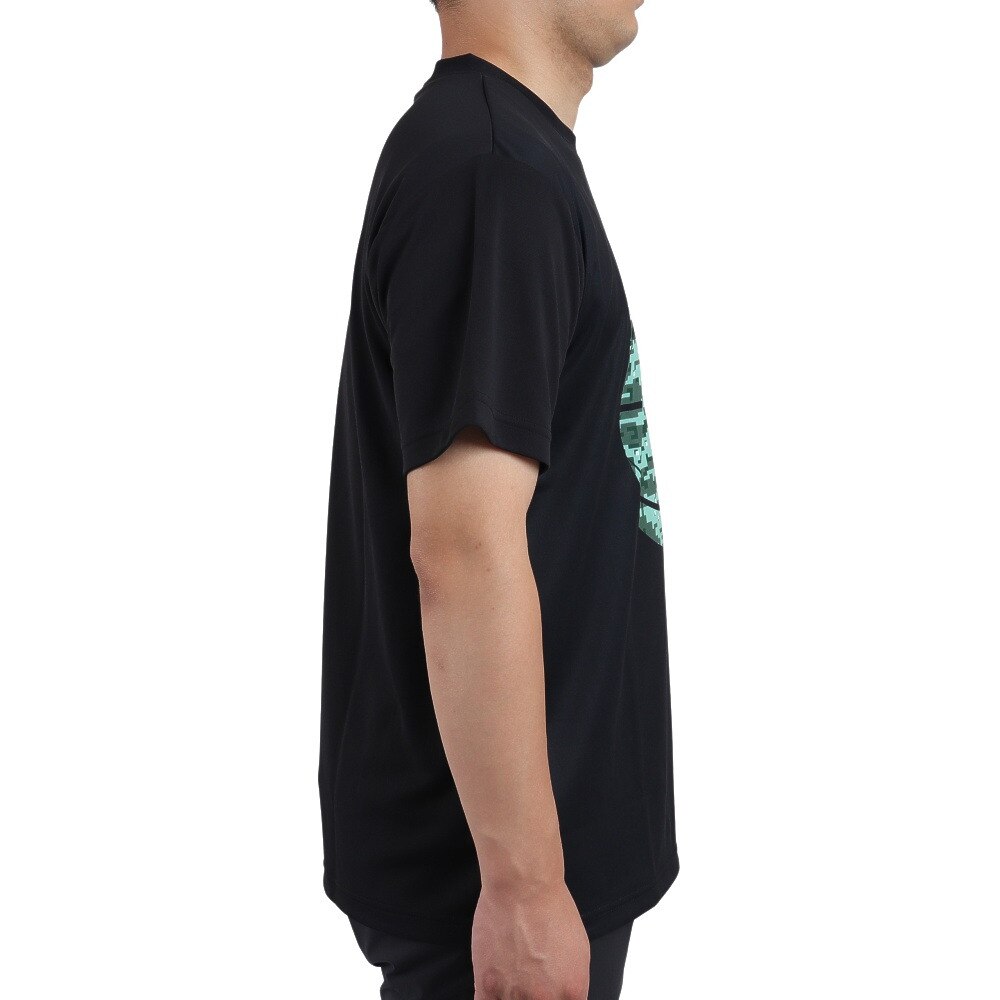 スポルディング（SPALDING）（メンズ）バスケットボールウェア UVカット Tシャツ デジカモボール SMT22112