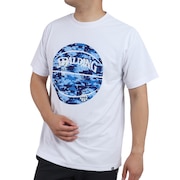 スポルディング（SPALDING）（メンズ）バスケットボールウェア UVカット Tシャツ デジカモボール SMT22112WH