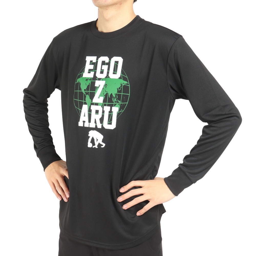 エゴザル（EGOZARU）（メンズ）バスケットボールウェア ワールドワイド ロングスリーブTシャツ EZLT-F2203-012