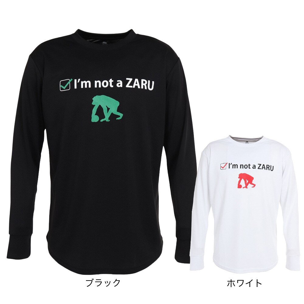 エゴザル（EGOZARU）（メンズ、レディース）バスケットボールウェア ロンT  not a ZARU ロングスリーブTシャツ EZLT-F2209-012