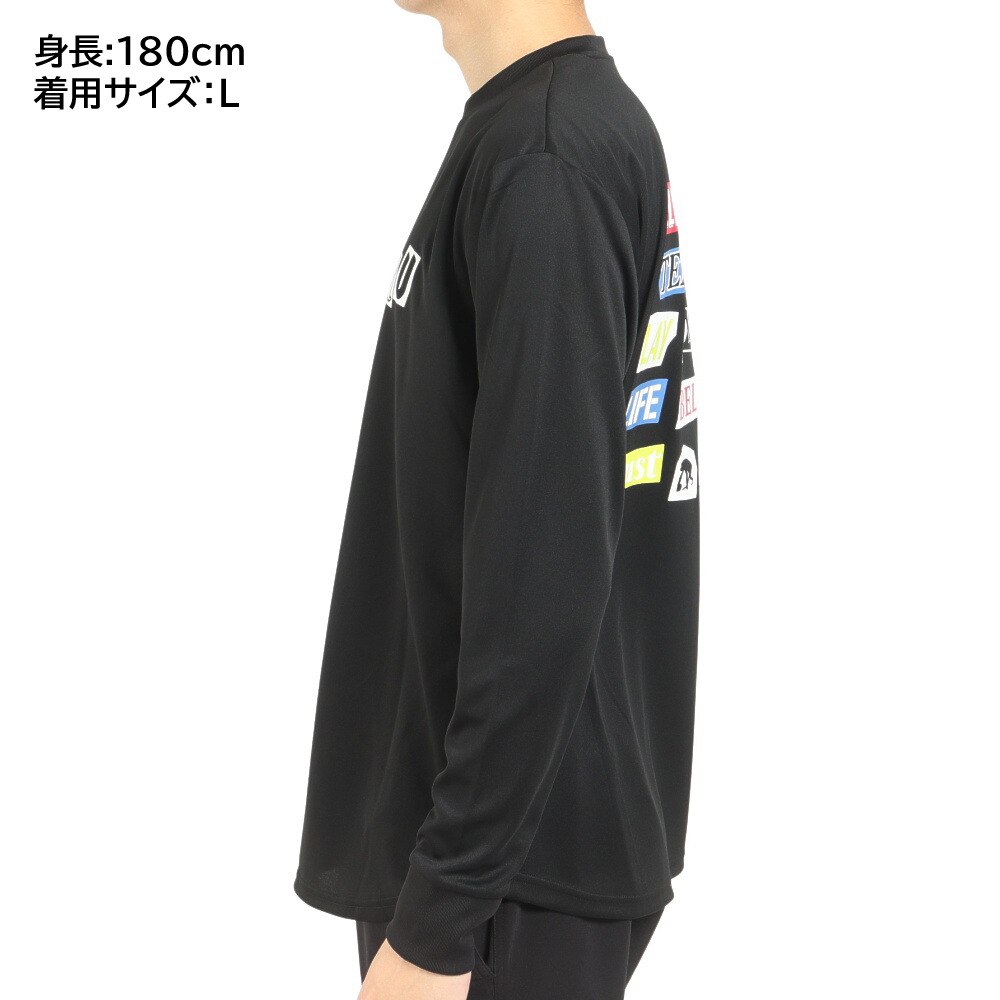 エゴザル（EGOZARU）（メンズ）バスケットボールウェア カットキャラクターズ ロングスリーブTシャツ EZLT-F2219-012