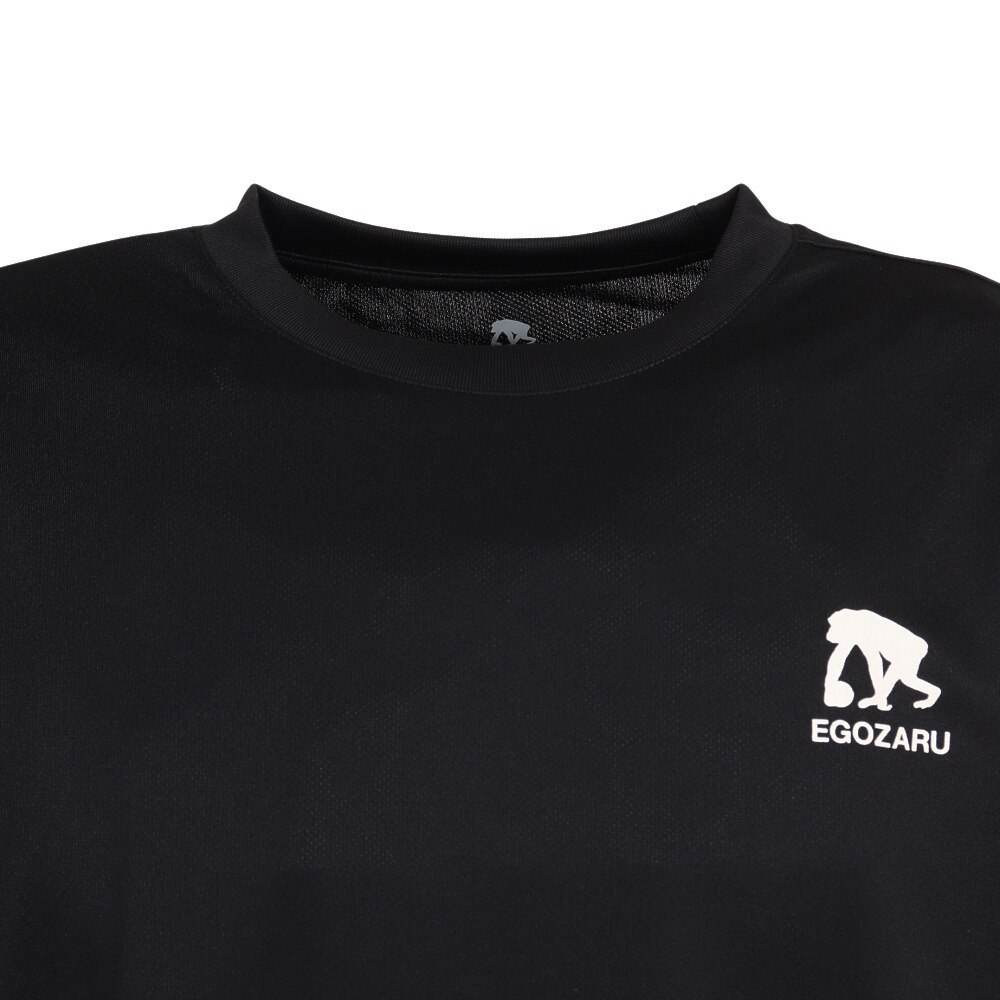 エゴザル（EGOZARU）（メンズ、レディース）バスケットボールウェア ロンT  ブリーチバックプリント ロングスリーブTシャツ EZLT-F2201-012