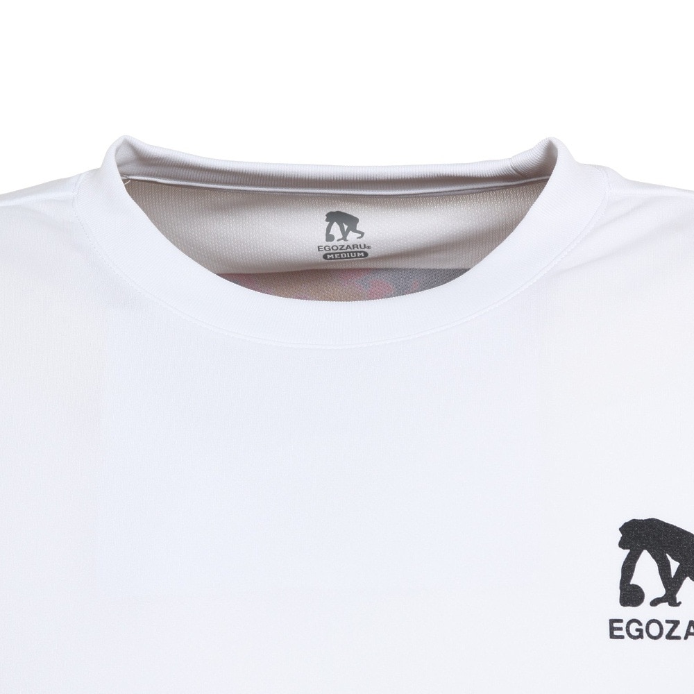 エゴザル（EGOZARU）（メンズ、レディース）バスケットボールウェア ロンT  ブリーチバックプリント ロングスリーブTシャツ EZLT-F2201-025