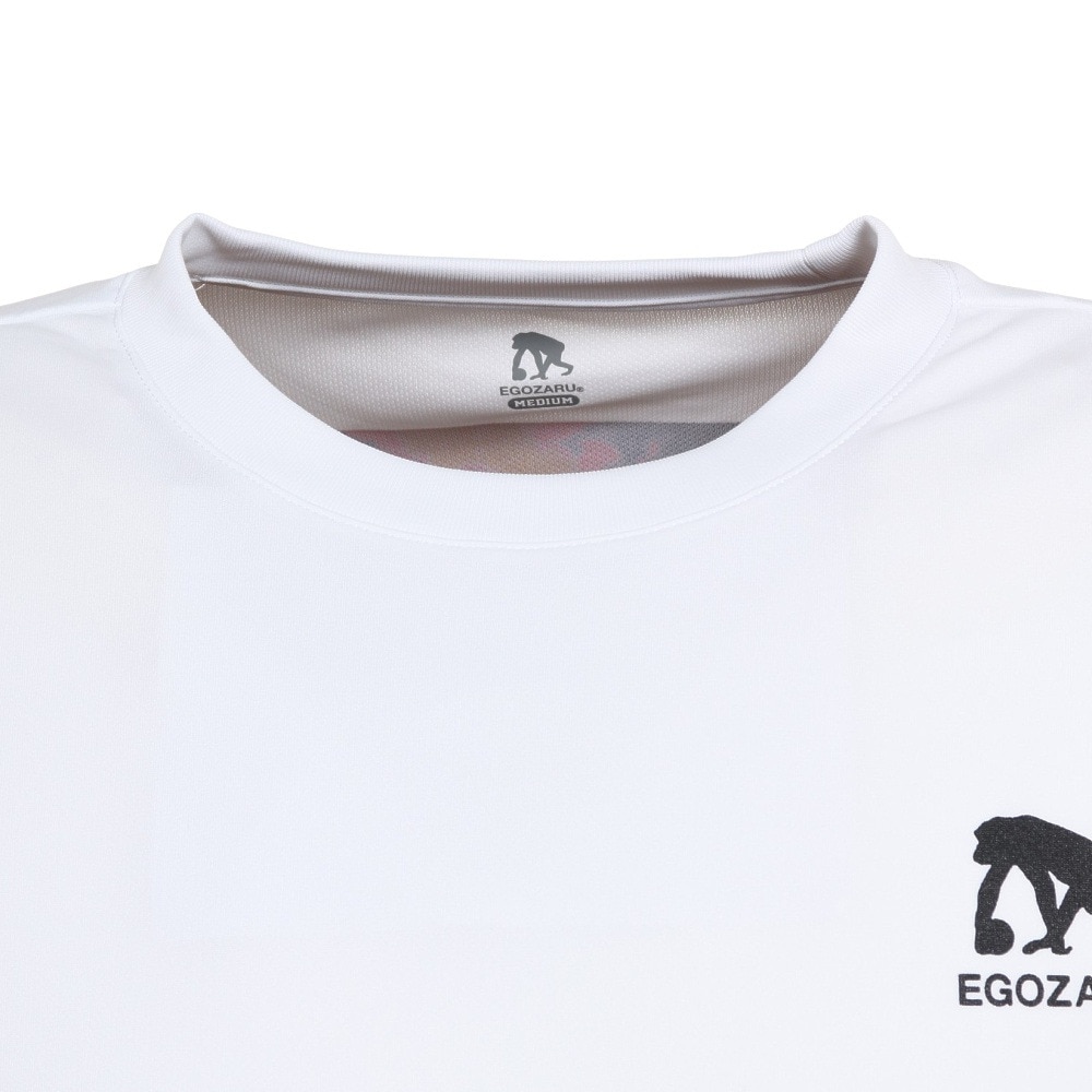 エゴザル（EGOZARU）（メンズ、レディース）バスケットボールウェア ロンT ブリーチバックプリント ロングスリーブTシャツ EZLT-F2201-025