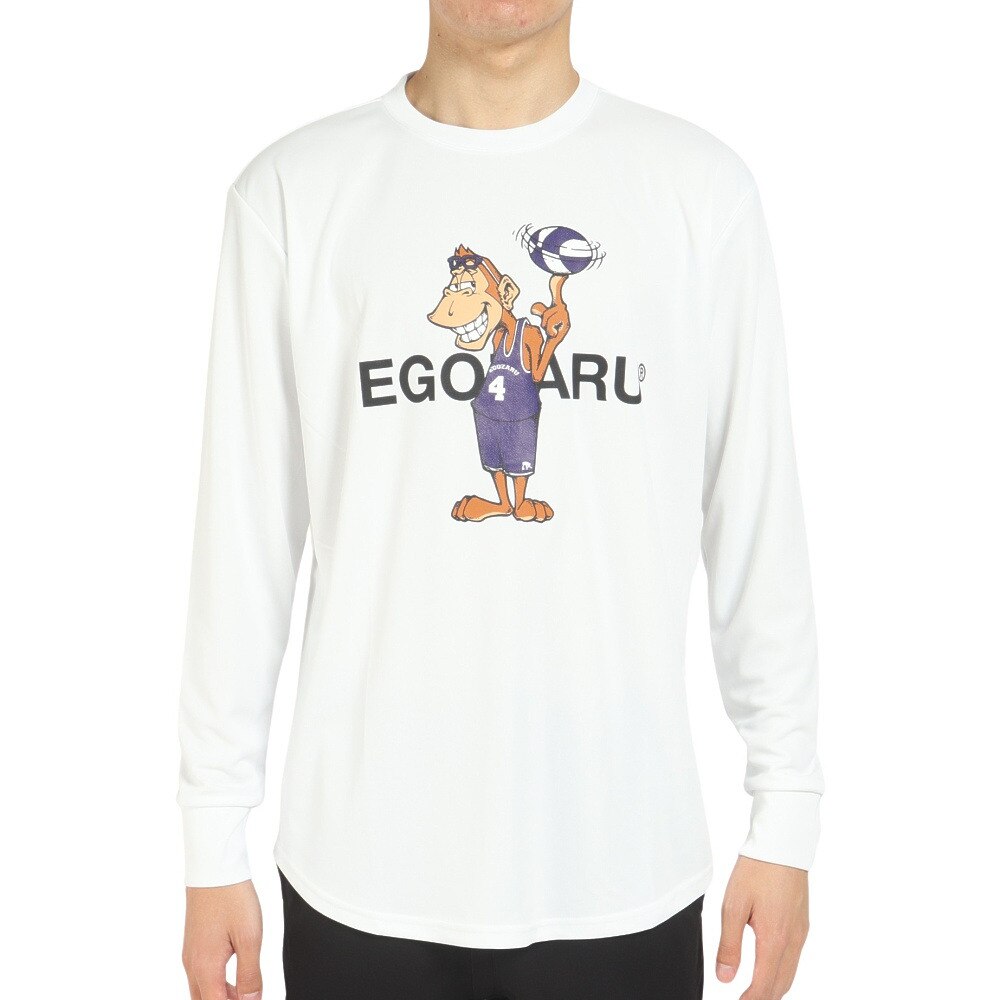 エゴザル（EGOZARU）（メンズ）バスケットボールウェア マイキー ロングスリーブTシャツ EZLT-F2208-025